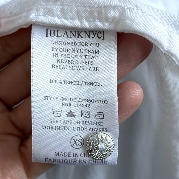 White Long Sleeve Top -  XS - Picture 4 of 5